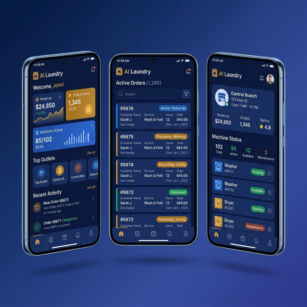 AI Laundry Mobile App
